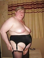older mature full cut nylon panties